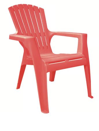Adams Kids Adirondack Red Polypropylene Frame Adirondack Chair
