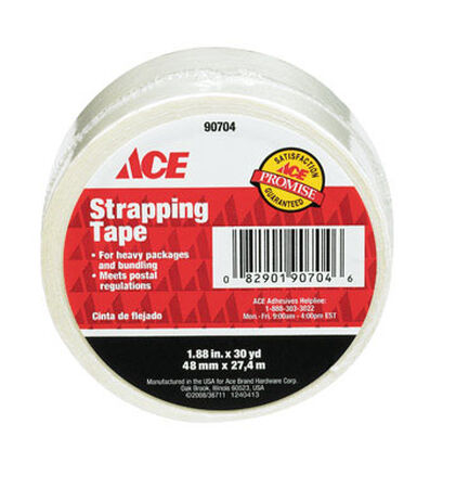 Ace 1.88 in. W x 30 yd. L Strapping Tape Clear