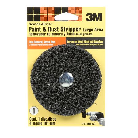 3M 4 in. Dia. Black Oxide Paint and Rust Stripper