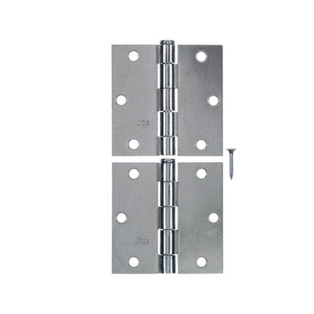 Ace 3-1/2 in. L Zinc-Plated Broad Hinge 2 pk
