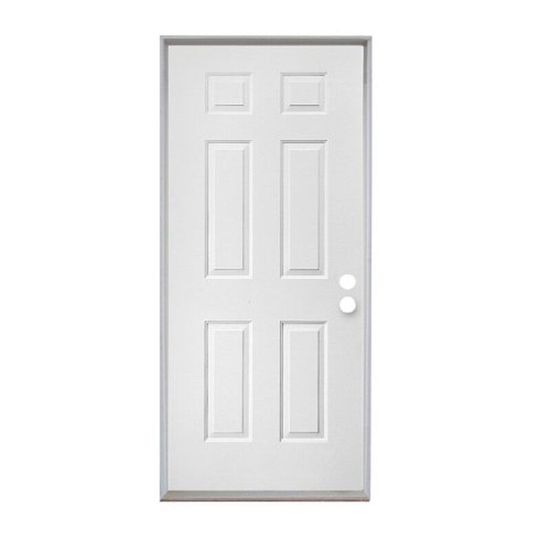 Steel Front Door Slab Left Hand 32 in x 80 in Stine Steel Front Door Slab Left Hand 32 in x 80 in Stine