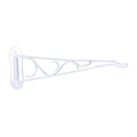 Living Accents White Steel 10 in. H Swivel Plant Hook 1 pk