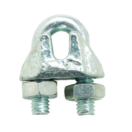 Campbell Electrogalvanized Malleable Iron Wire Rope Clip 7/8 in. L