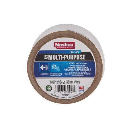 Nashua 1.89 in. W X 9.8 yd. L Silver Foil Tape