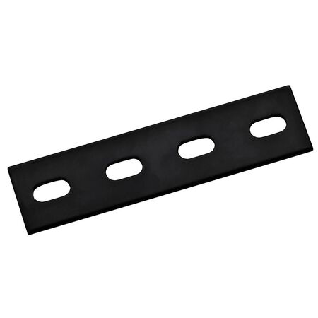 Hampton 1/8 in. H X 1-1/2 in. W X 6 in. L Black Steel Mending Plate