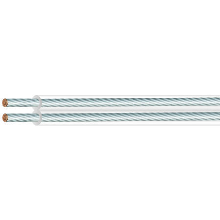 Coleman Cable 18/2 SPT-1 300 volts Lamp Cord Wire 250 ft. L Silver - Sold by the foot