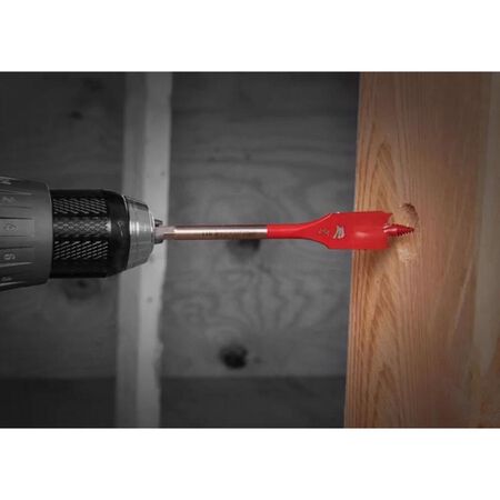 Diablo 7/8 in. X 16 in. L High Speed Steel Clean Wood Spade Bit Hex Shank 1 pk