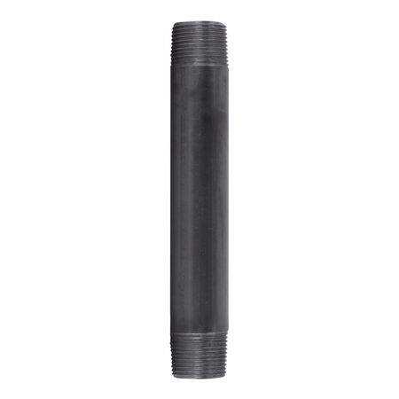 STZ Industries 1 in. MIP each X 1 in. D MIP Black Steel 8 in. L Nipple