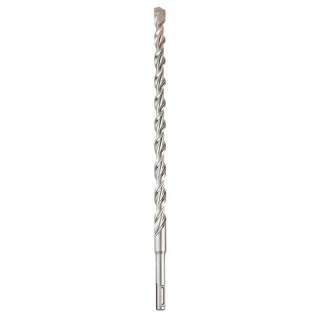 Milwaukee M/2 1/2 in. X 12 in. L Carbide Tipped Hammer Drill Bit SDS-Plus Shank 1 pc