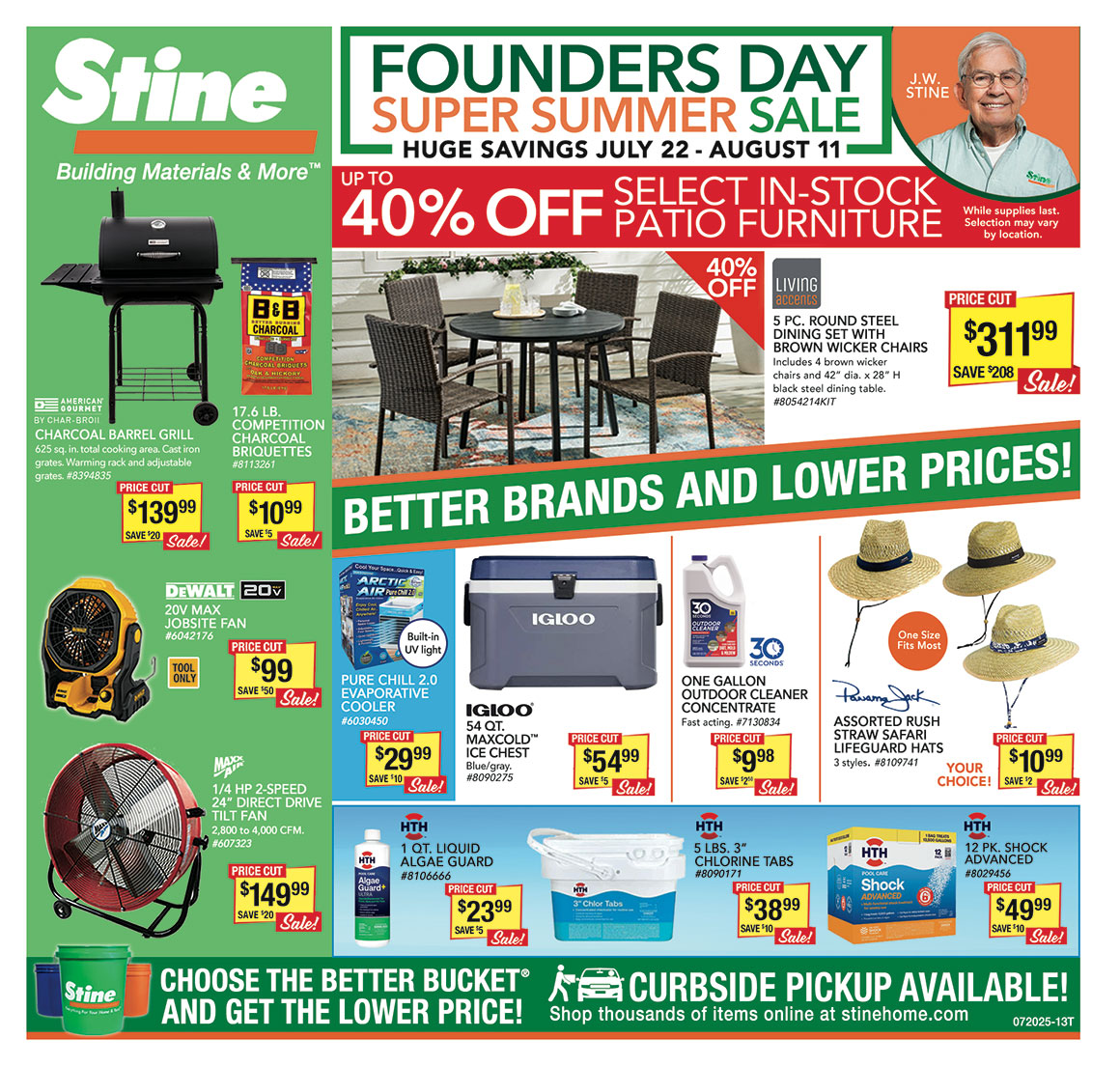 local ad campaign Founders Day Super Summer Sale image