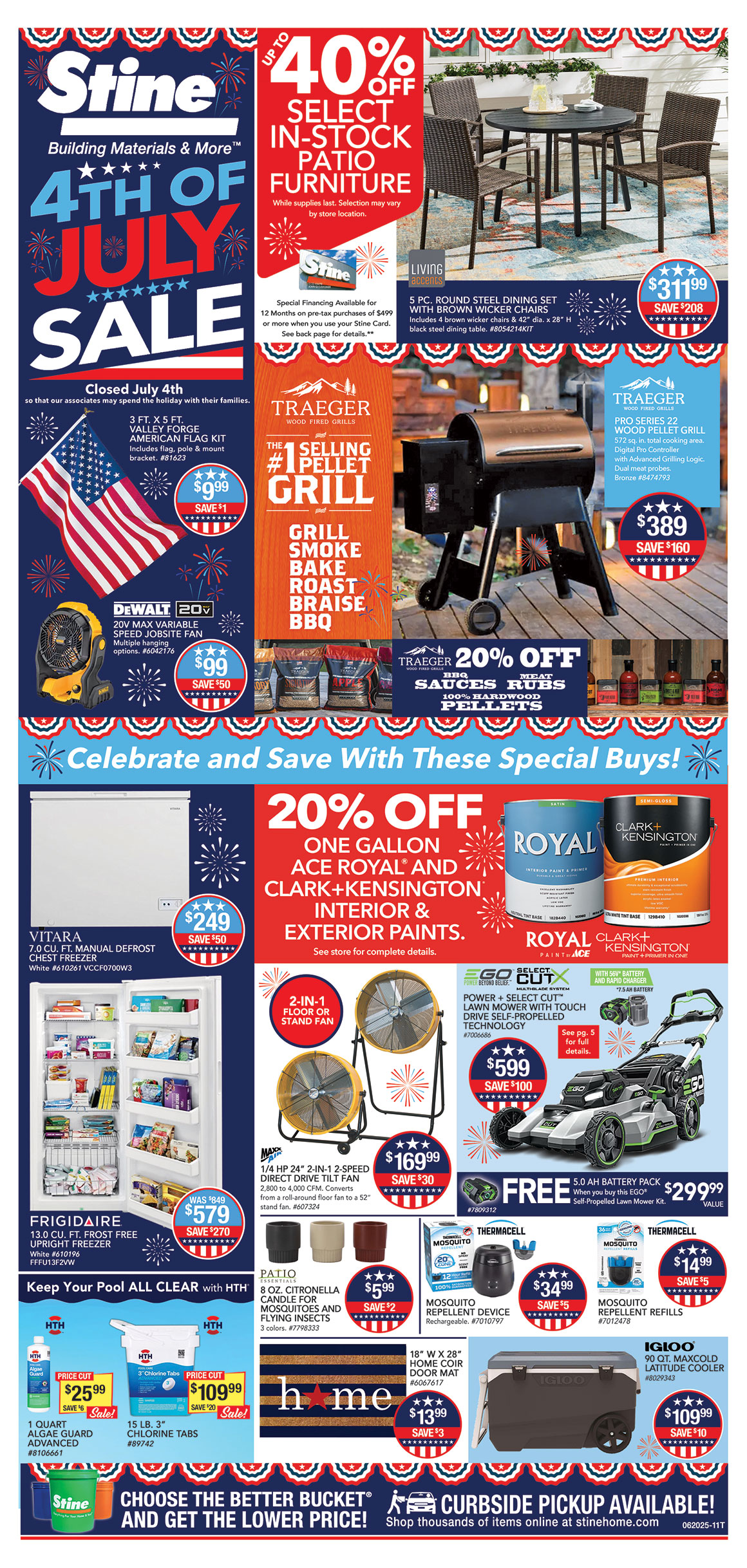local ad campaign 4th of July Sale image