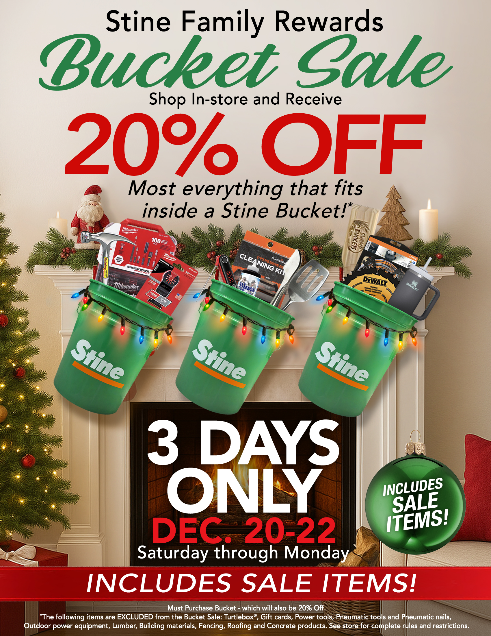 local ad campaign Bucket Sale image