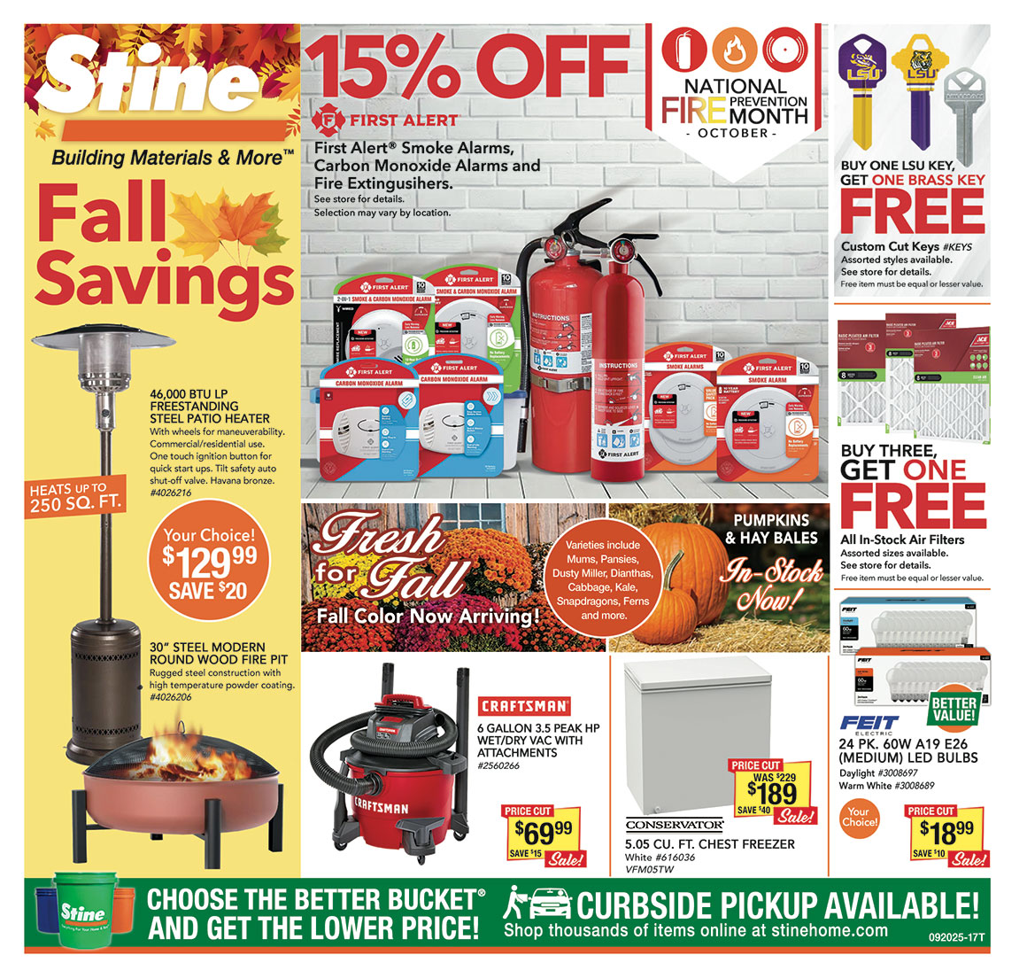 local ad campaign Fall Savings image