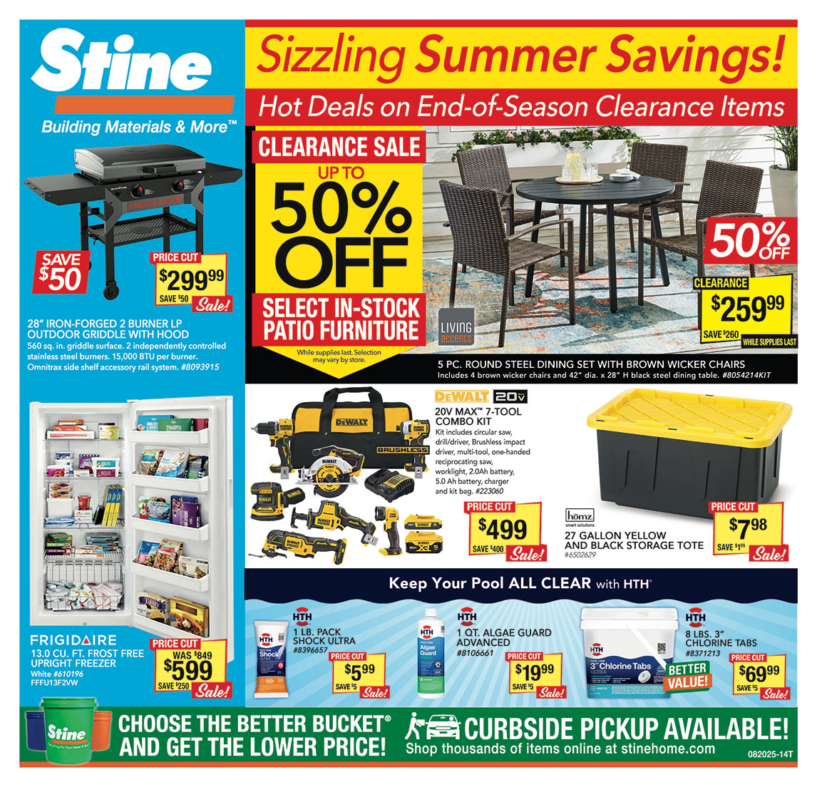 local ad campaign Sizzling Summer Savings image
