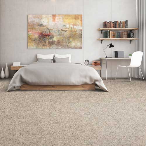 Nylon carpet in bedroom