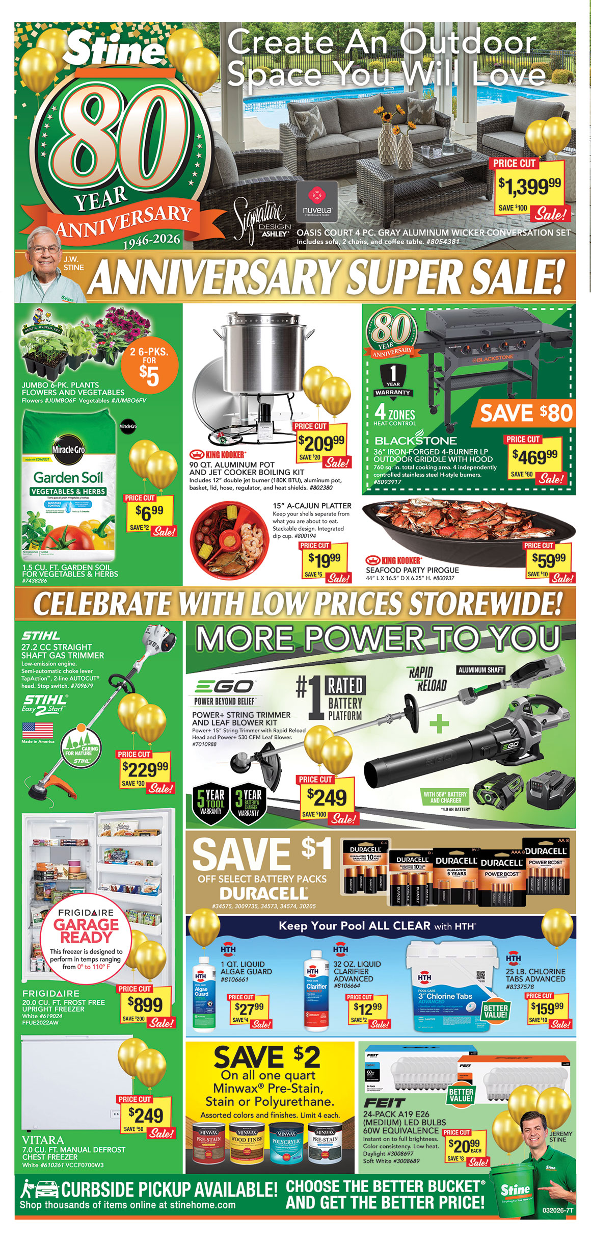 local ad campaign Anniversary Super Sale! image