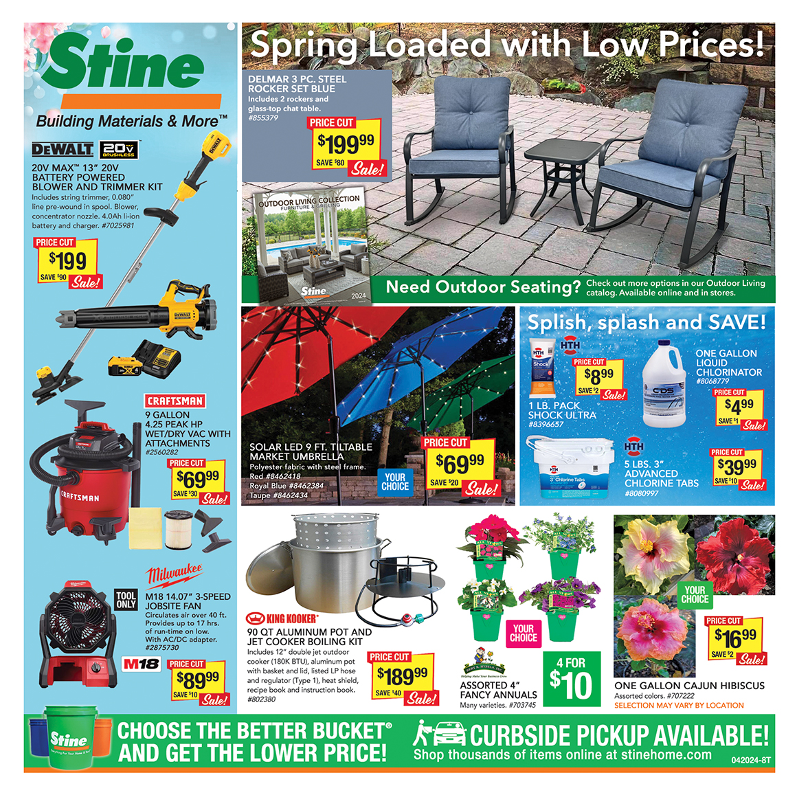 local ad campaign Spring Loaded with Low Prices! image