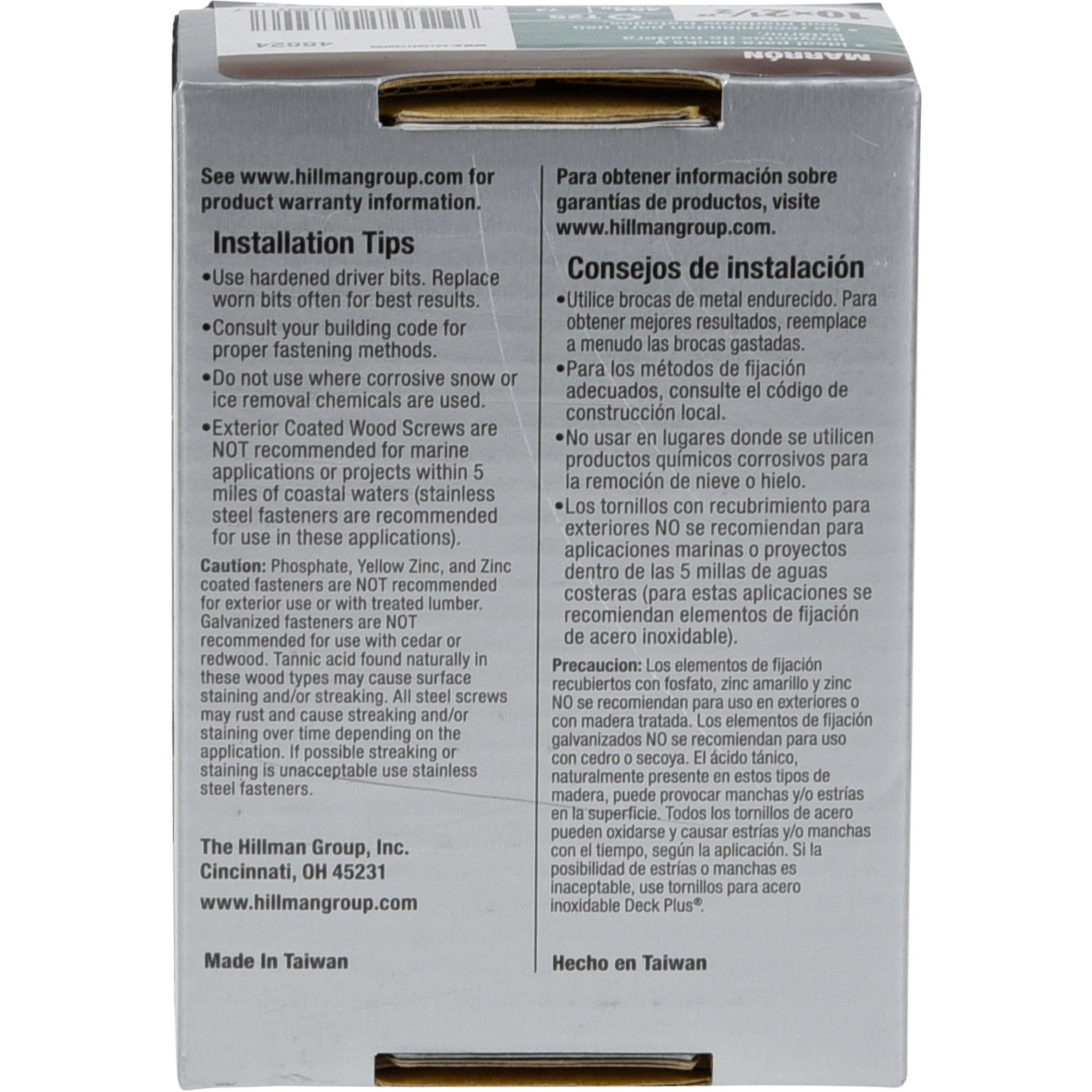 Deck Plus Brown Deck Screws (#10 x 2-1/2 in.)