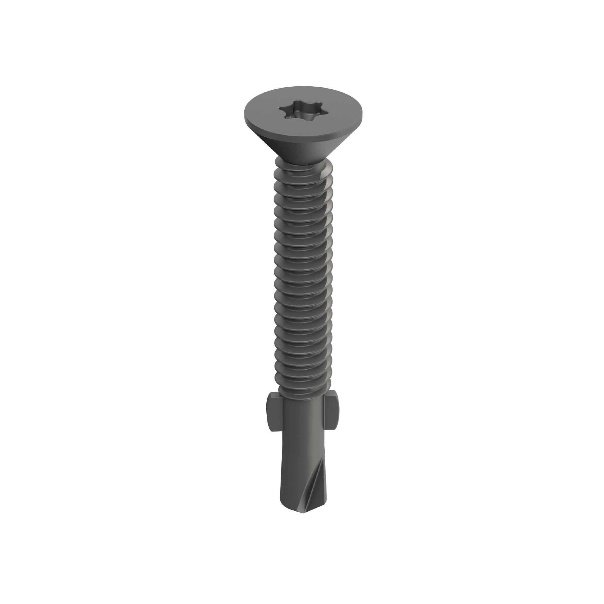 Power Pro Prower Pro Premium Flat Gray Epoxy Self-Drilling Screws (&frac14;"-20 &times; 2-&frac34;") 360pc