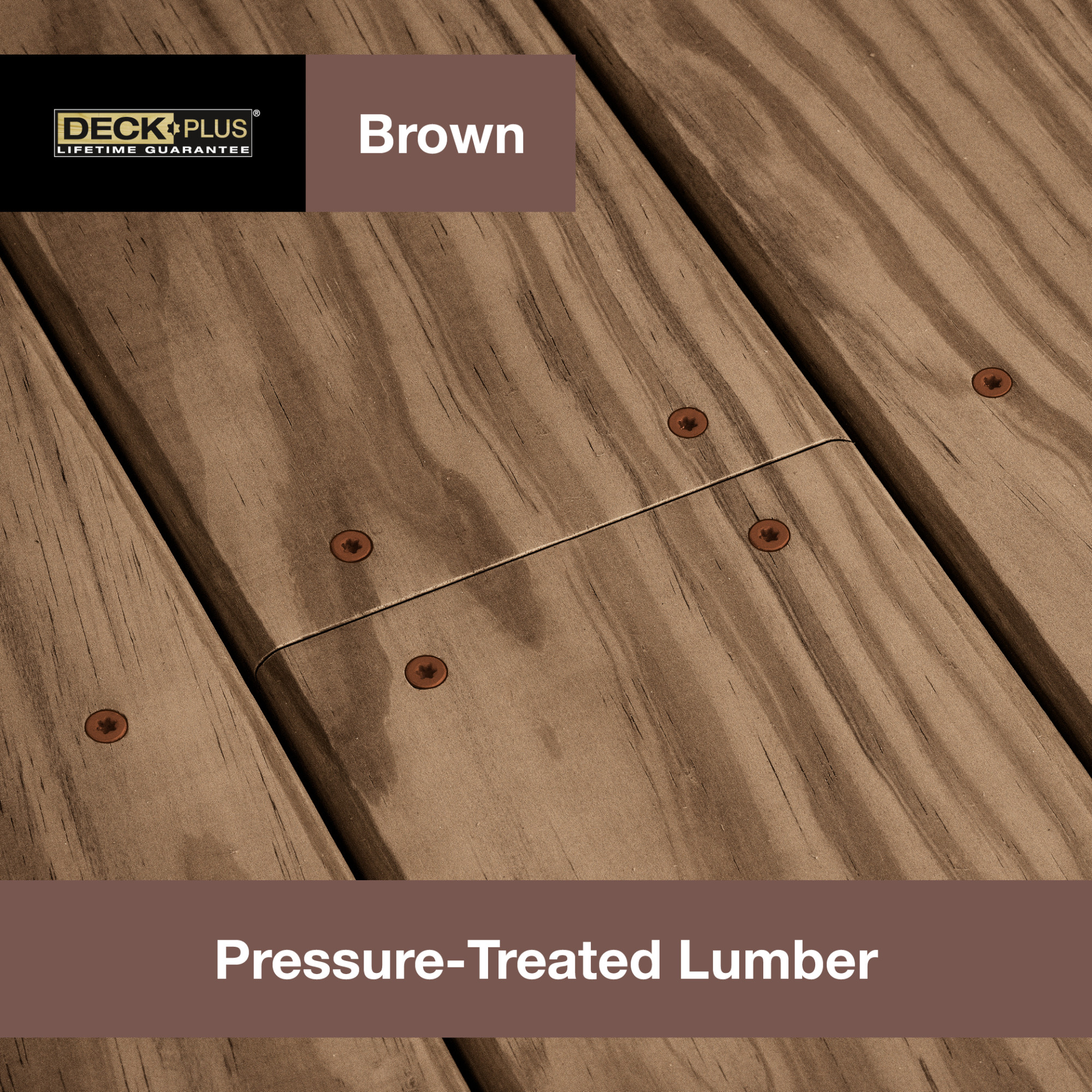 Deck Plus Brown Deck Screws (#10 x 3 in.)