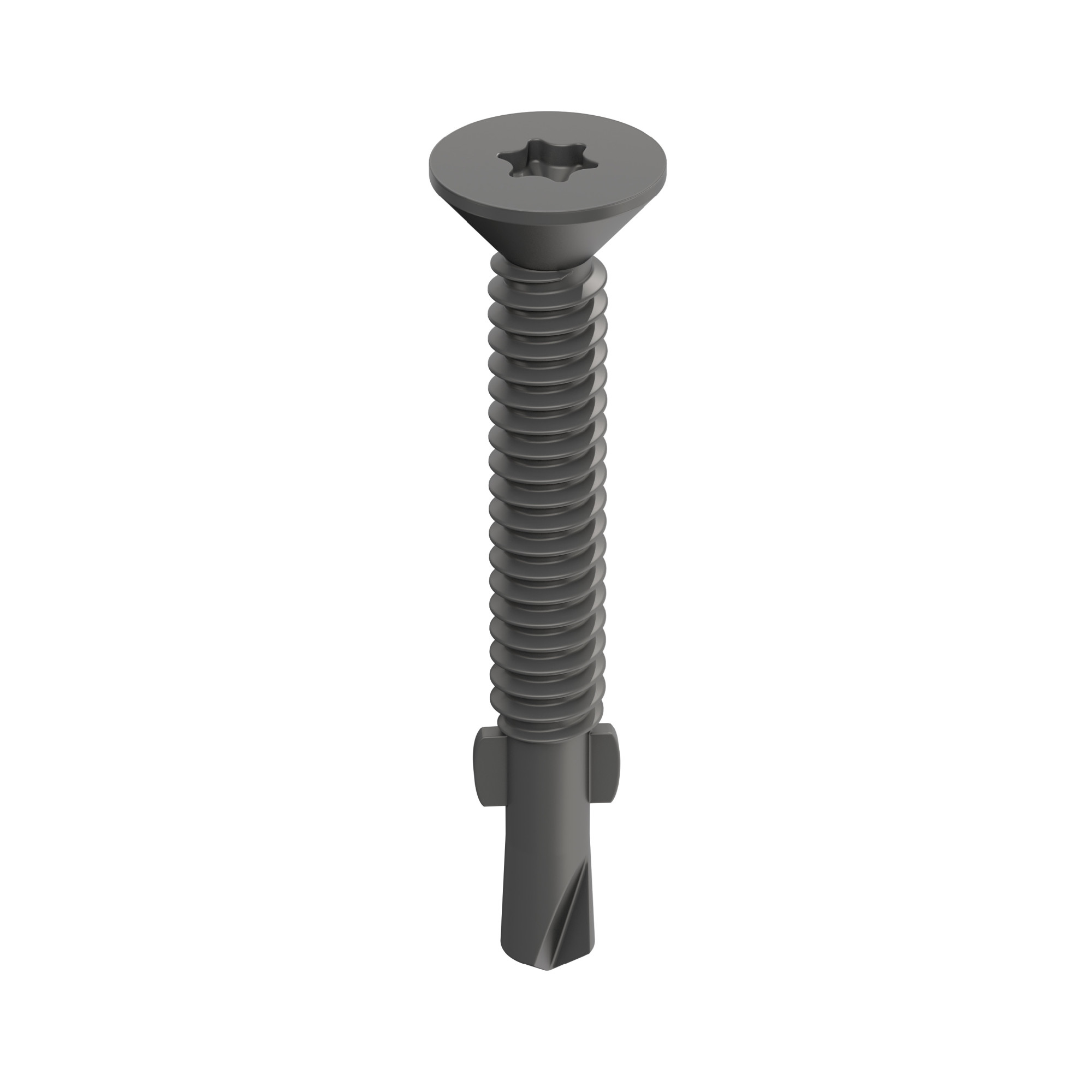 Power Pro Prower Pro Premium Flat Gray Epoxy Self-Drilling Screws (#12-20 � 3-�") 125pc