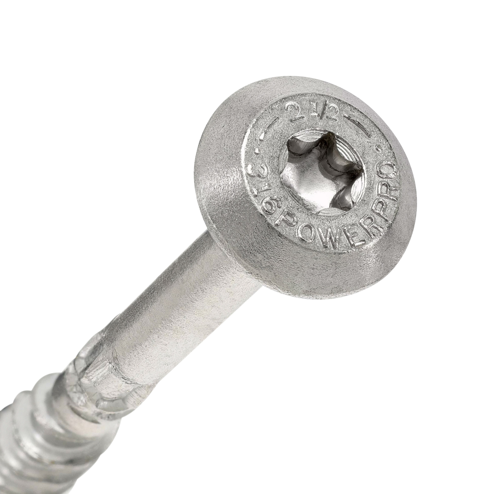 Power Pro 316SS Stainless Steel Structural Lag Screws (5/16 in. x 2-1/2 in.) - 1pc