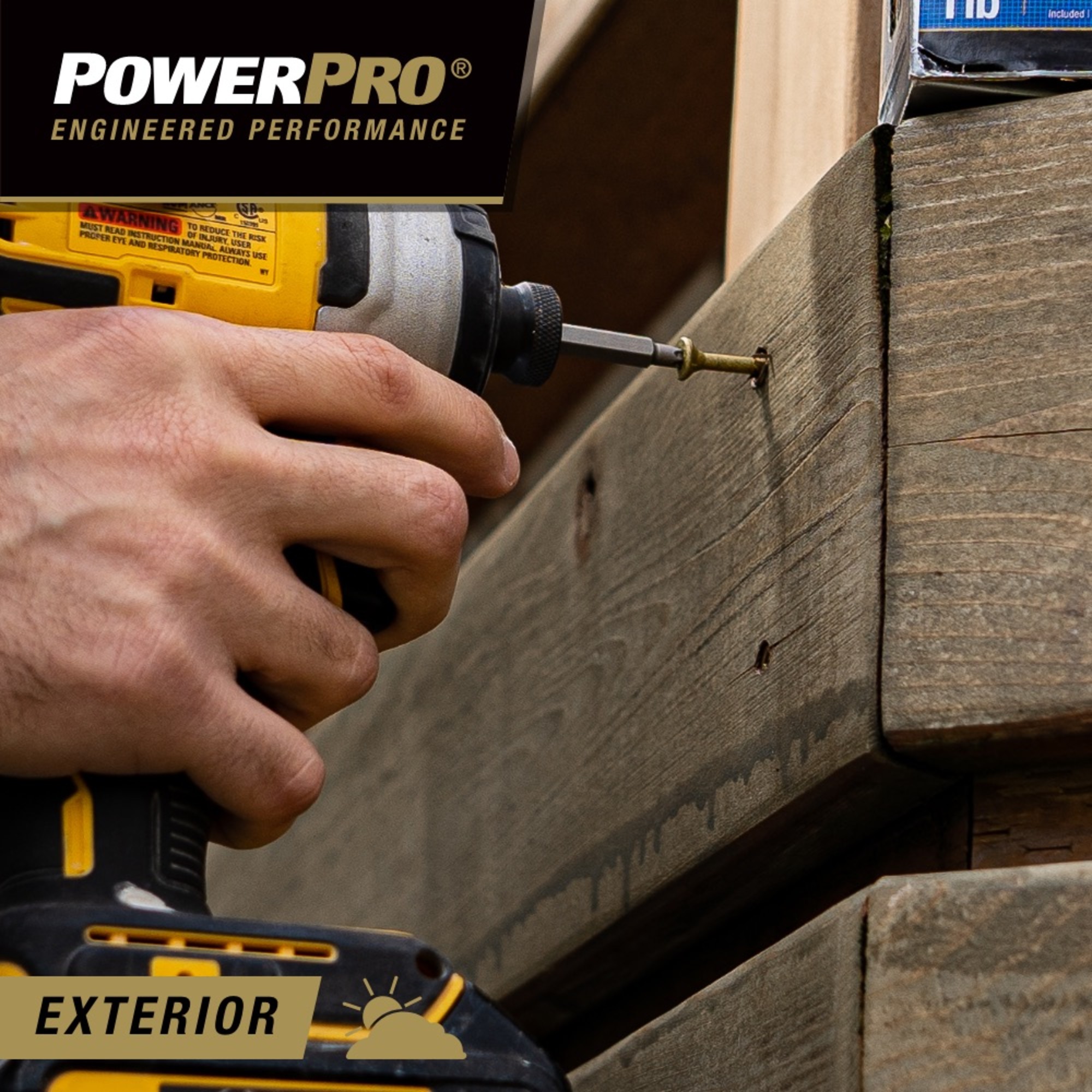 Power Pro Premium Bronze Exterior Wood Screws (#10 x 6 in.) - 600 pc