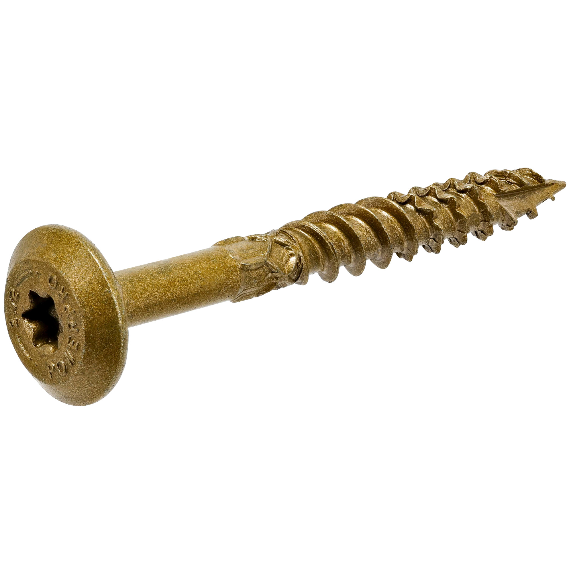 Power Pro Bronze Structural Lag Screws (1/4 in. x 3 in.) - 50 pc