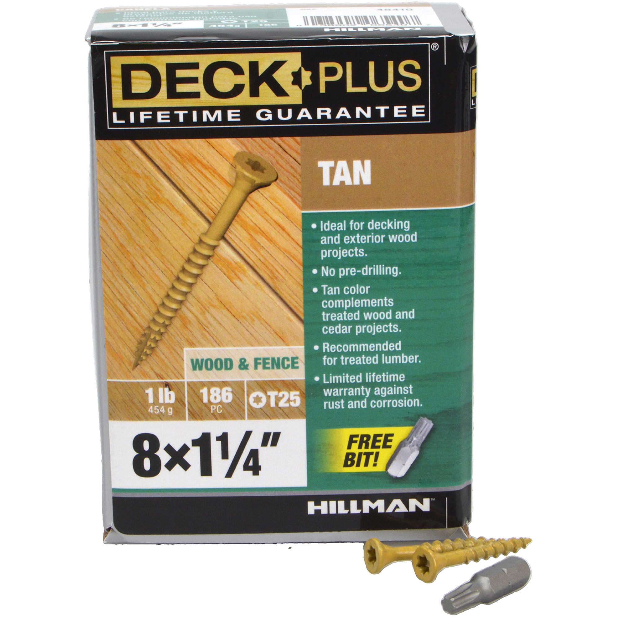 Deck Plus Tan Deck Screws (#8 x 1-1/4 in.)