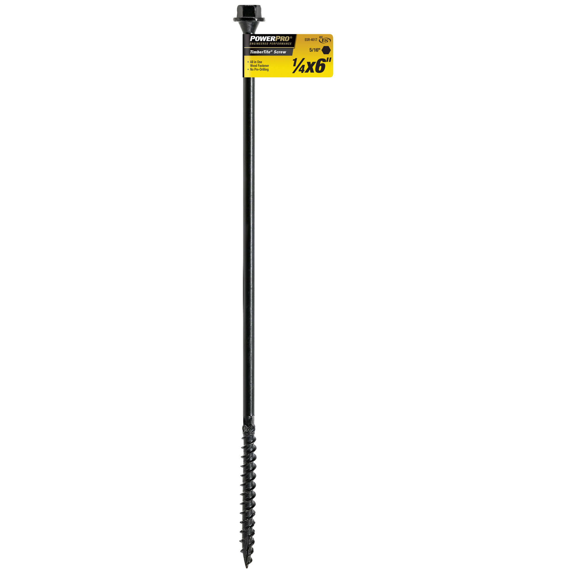 Power Pro TimberTite Structural Screws (1/4 in. x 6 in.) - 1 pc