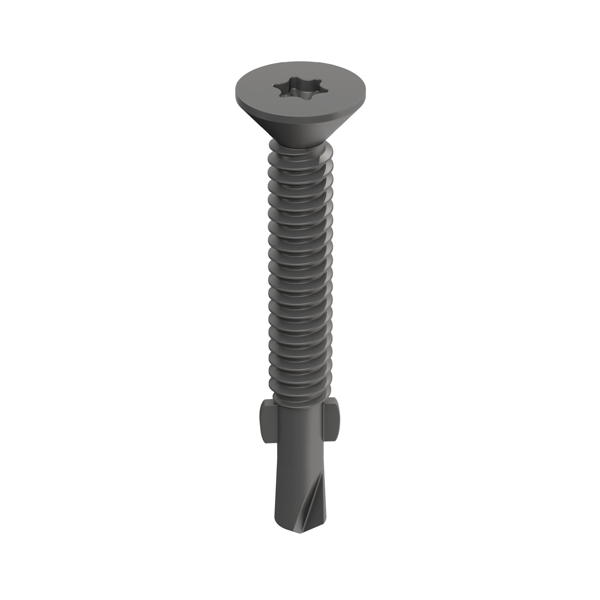 Power Pro Prower Pro Premium Flat Gray Epoxy Self-Drilling Screws (#12-24 � 3-�") 360pc
