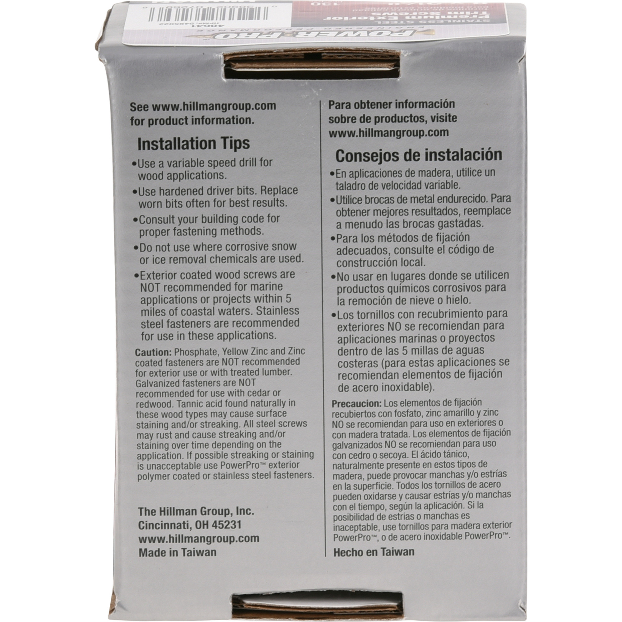 Power Pro Premium 305 Stainless Steel Trim Screws (#8 x 2-1/2 in.) - 130 pc