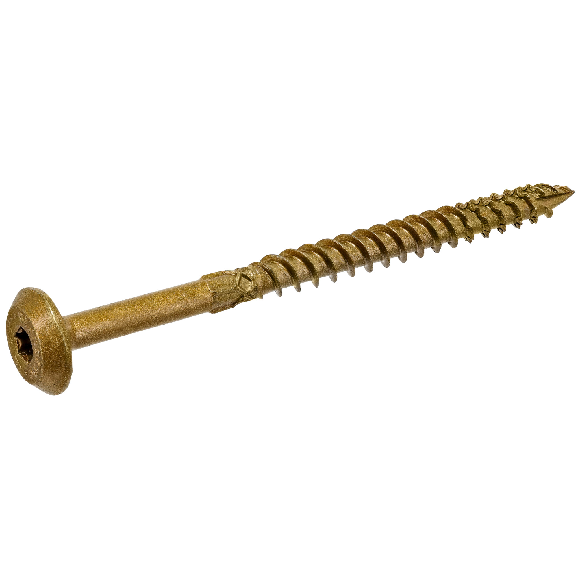 Power Pro Bronze Structural Lag Screws (1/4 in. x 6 in.) - 50 pc