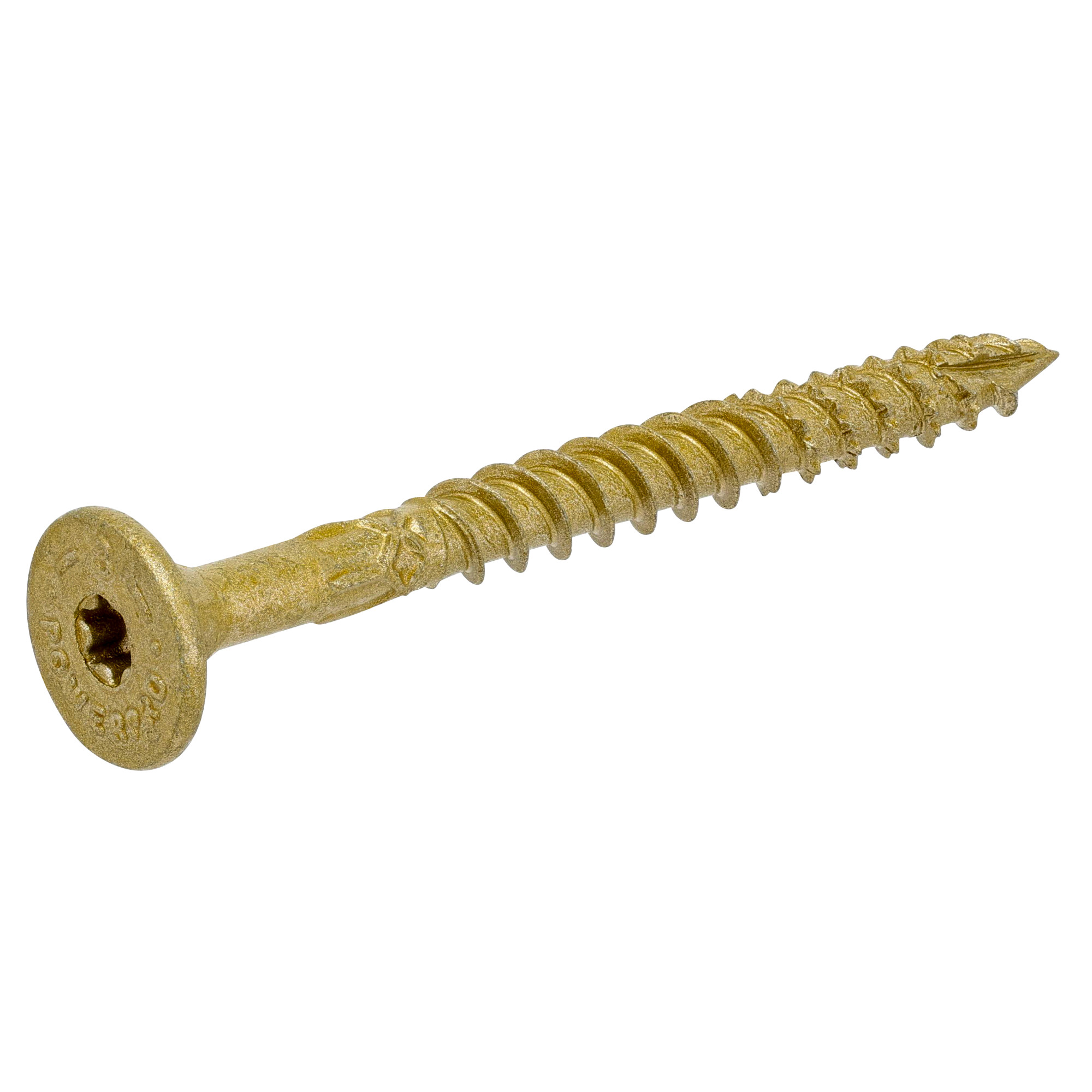 Power Pro TimberWood Bronze Structural Screws (5/16 in. x 3 in.) - 40pc