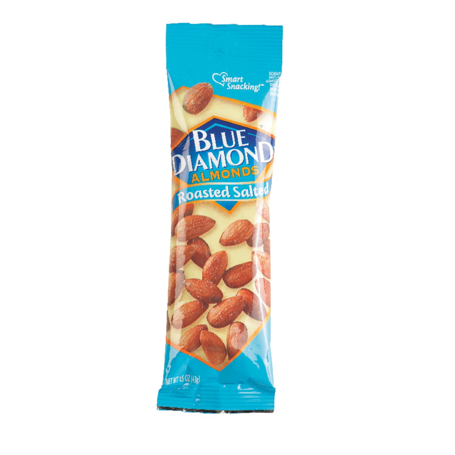 Blue Diamond Roasted Salted Almonds 1.5 Oz Bagged
