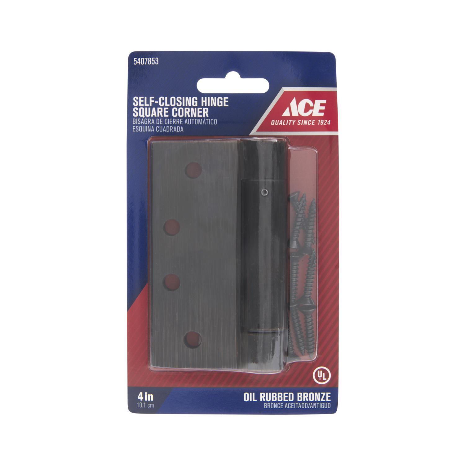 Ace 4 in. L Tuscan Bronze Self Closing Hinge 1 pk