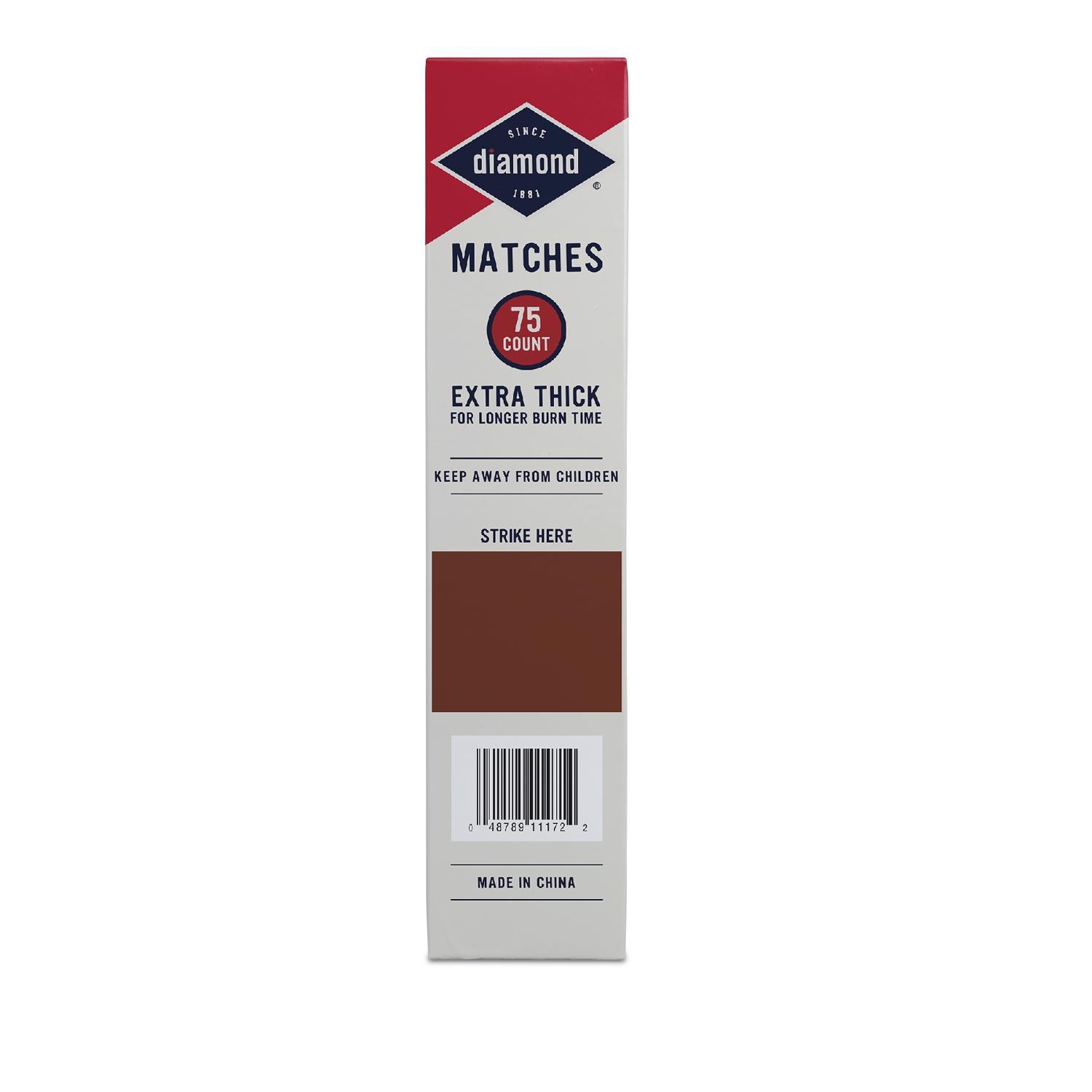 Diamond 10 in. L Long Reach Matches 75 pc