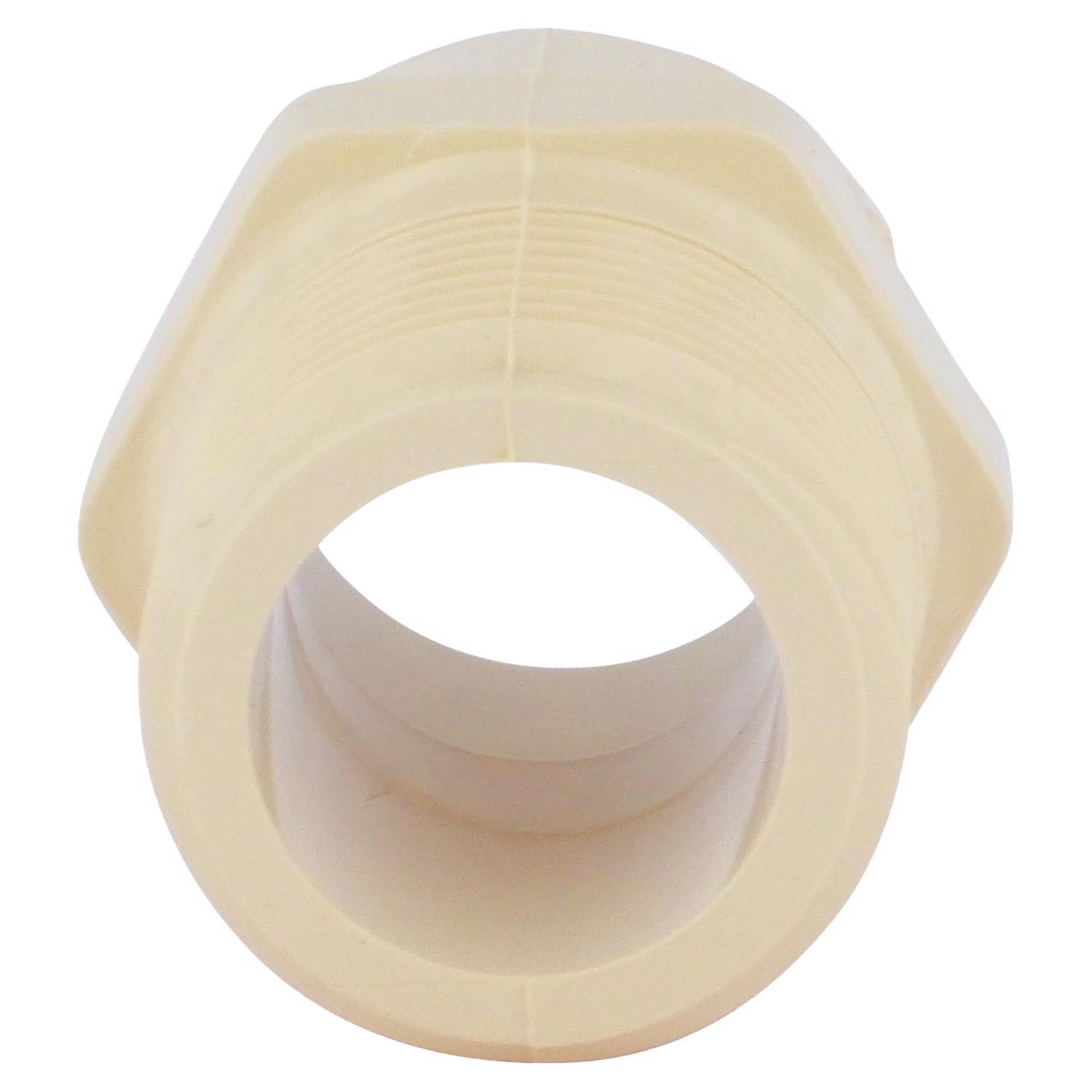 Charlotte Pipe FlowGuard Schedule 40 3/4 in. Socket X 3/4 in. D MNPT CPVC Adapter 1 pk
