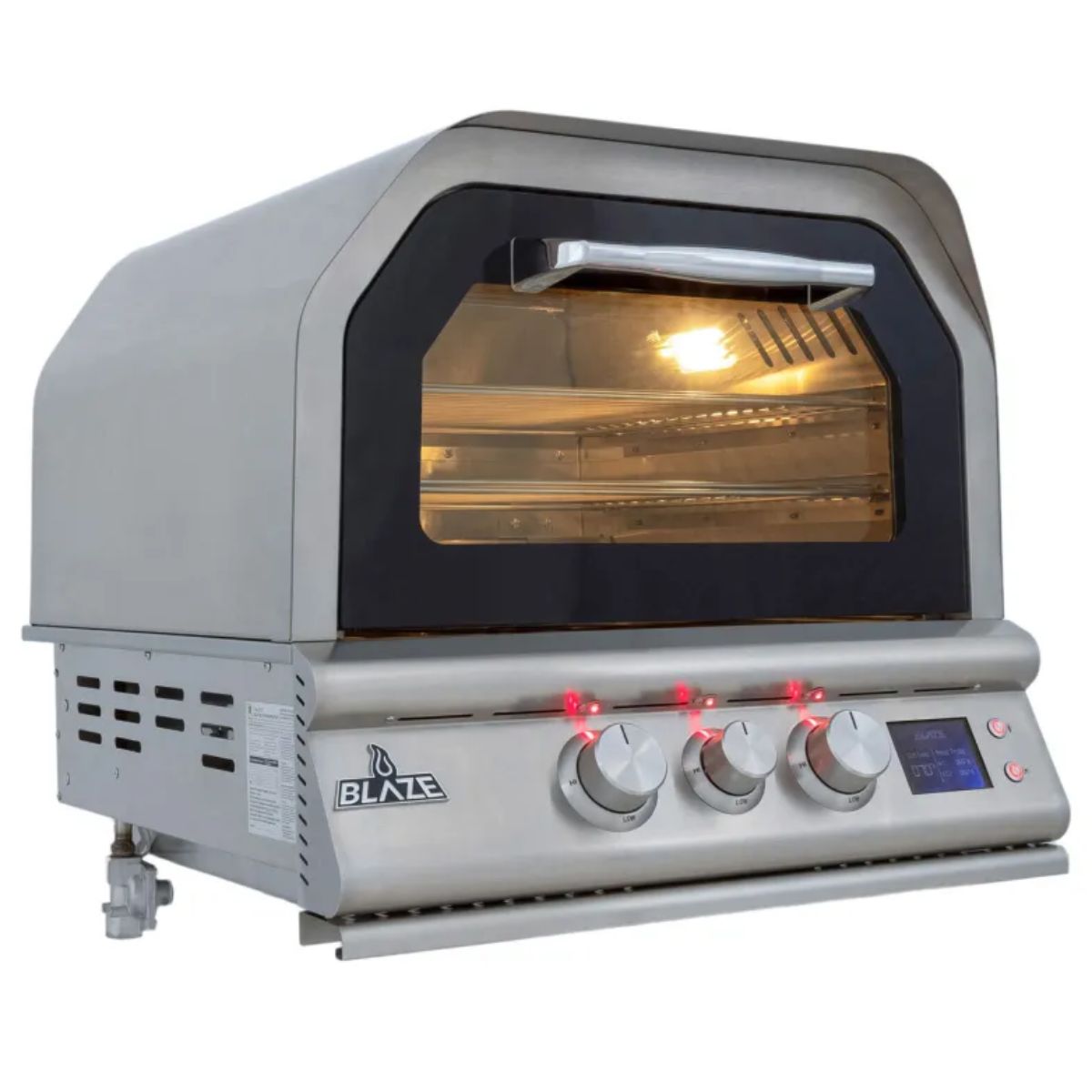 Blaze 26 in. Gas Outdoor Oven with Bluetooth Meat Probes NG