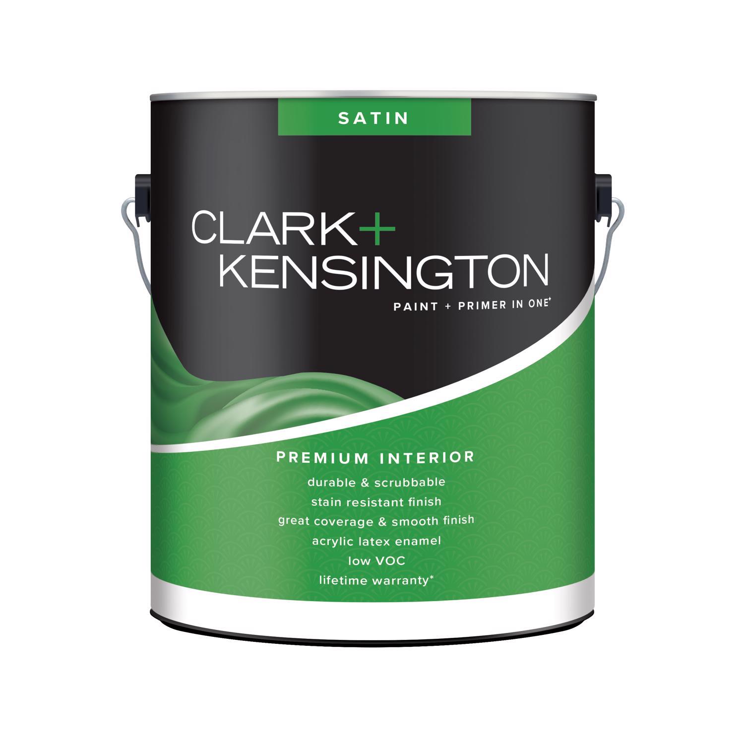 Clark+Kensington Satin Designer White Premium Paint Interior 1 gal