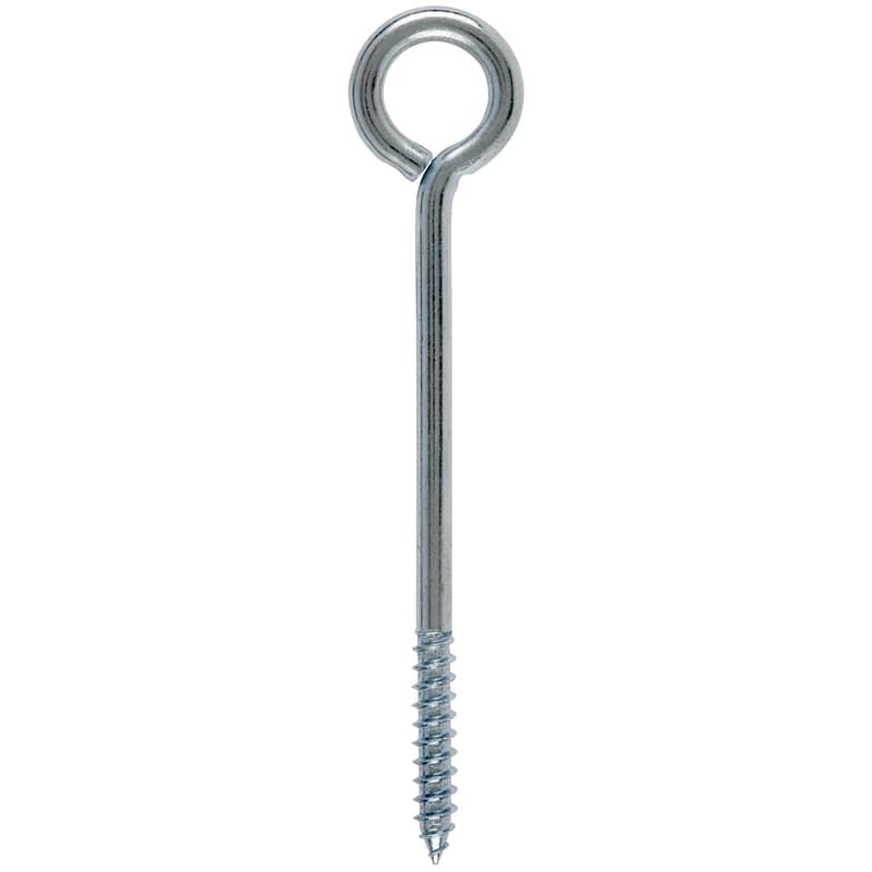 Hampton 1/4 in. X 4-1/2 in. L Zinc-Plated Steel Lag Thread Eyebolt