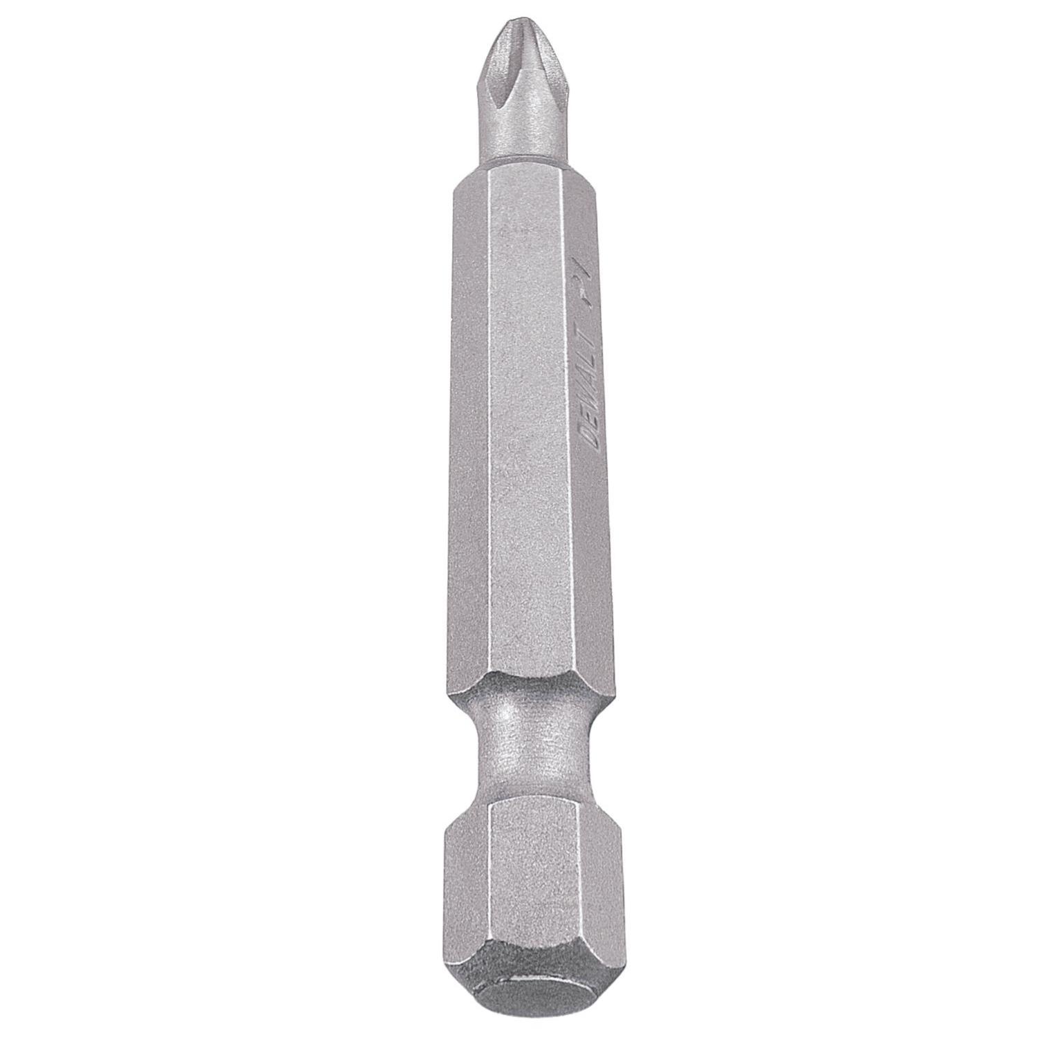 DeWalt Phillips #1 X 2 in. L Power Bit Heat-Treated Steel 1 pc