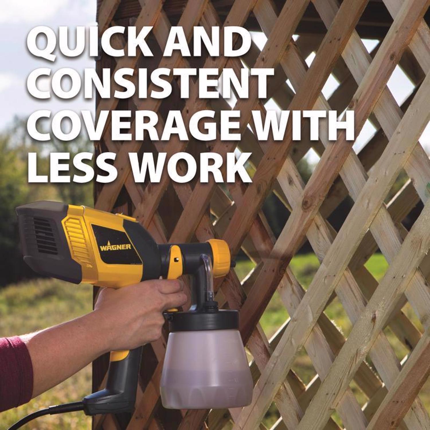 Wagner Control Spray Double Duty 4 psi Metal HVLP Stain Sprayer