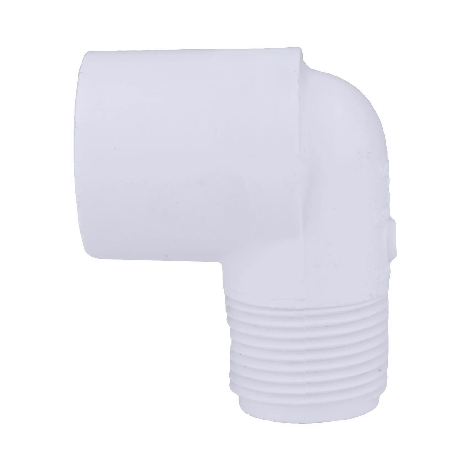 Charlotte Pipe Schedule 40 3/4 in. Slip X 3/4 in. D MPT PVC Street Elbow 1 pk