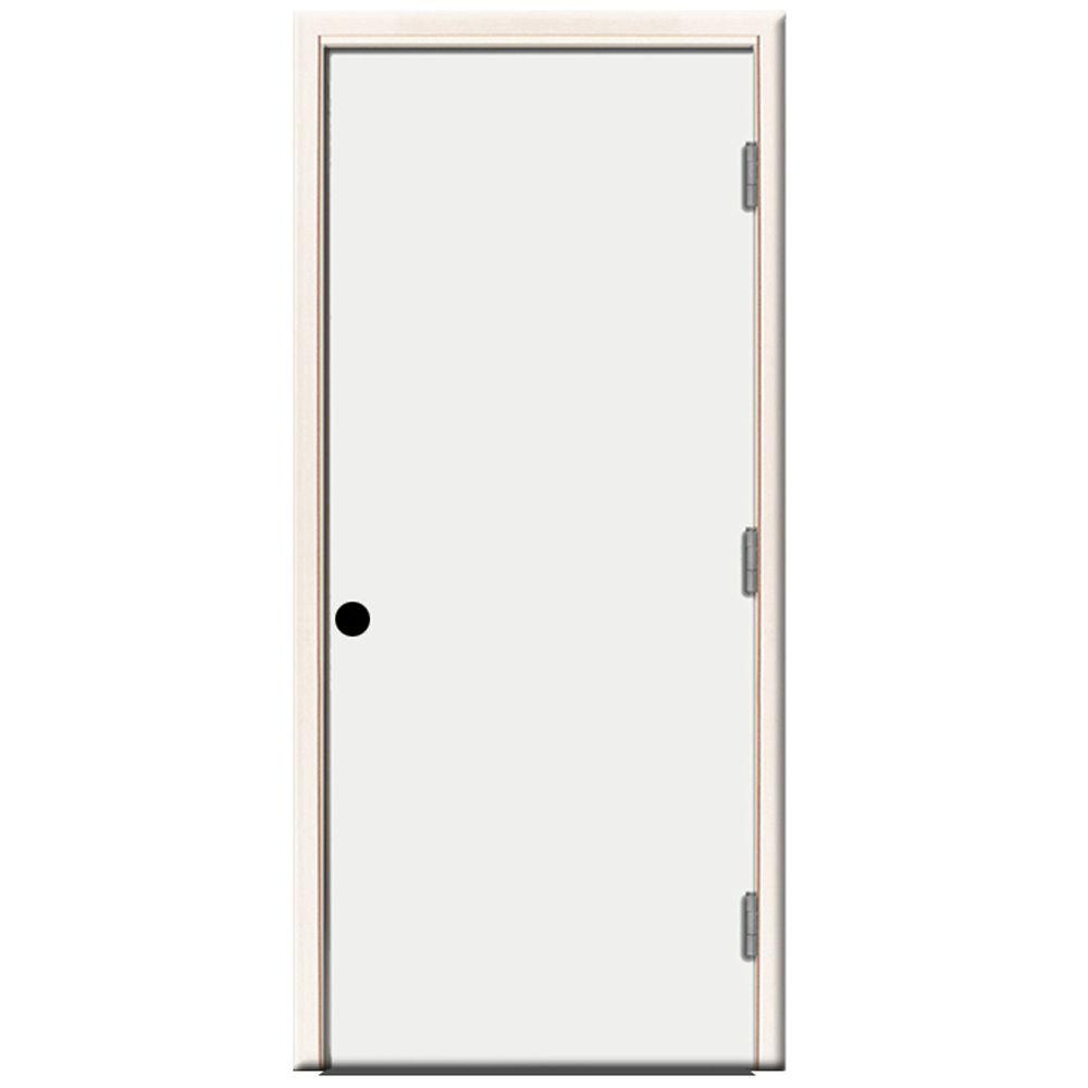 Steel Prehung Front Door Left Hand -32 in x 80 in