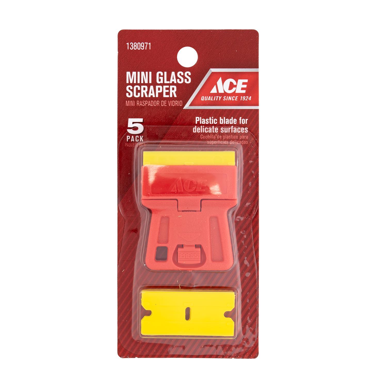 Ace 0.19 in. W Plastic Double Edge Scraper