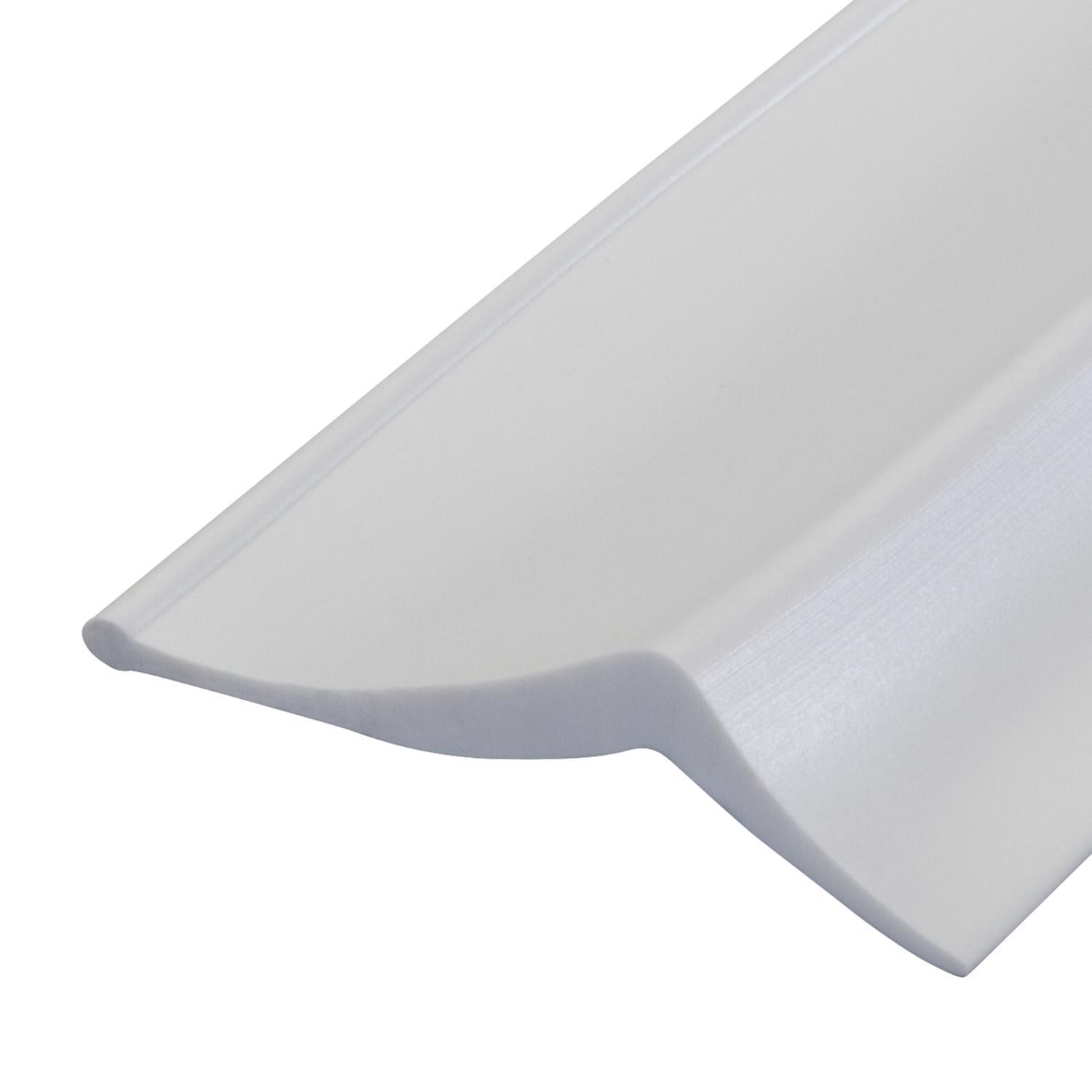 M-D Building Products White Vinyl Top & Sides Door Seal For Garage Doors 30 ft. L X 1 in.