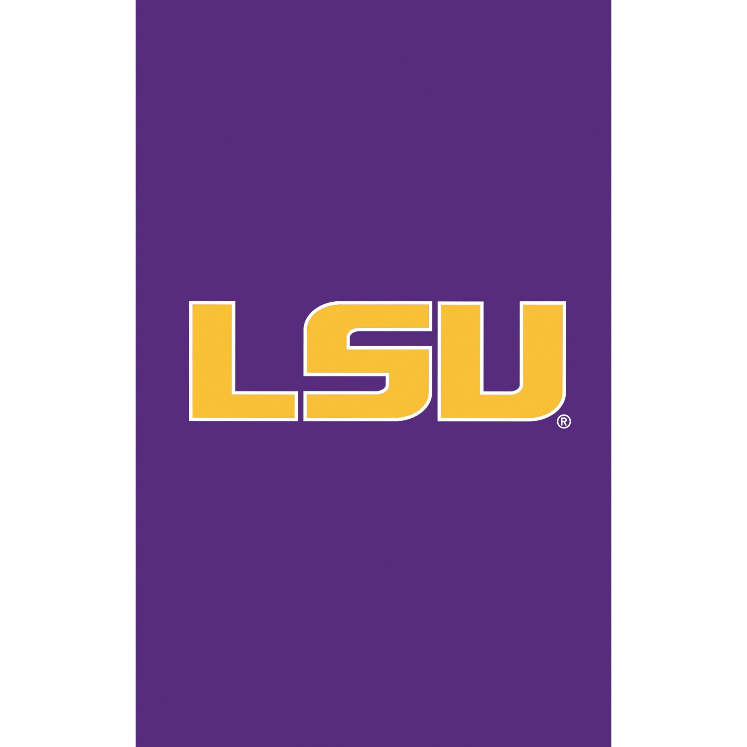 Evergreen Applique Flag, Reg, Louisiana State University