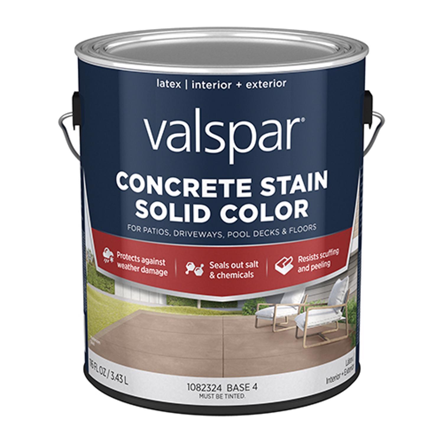 Valspar Solid Base 4 Concrete Stain 1 gal