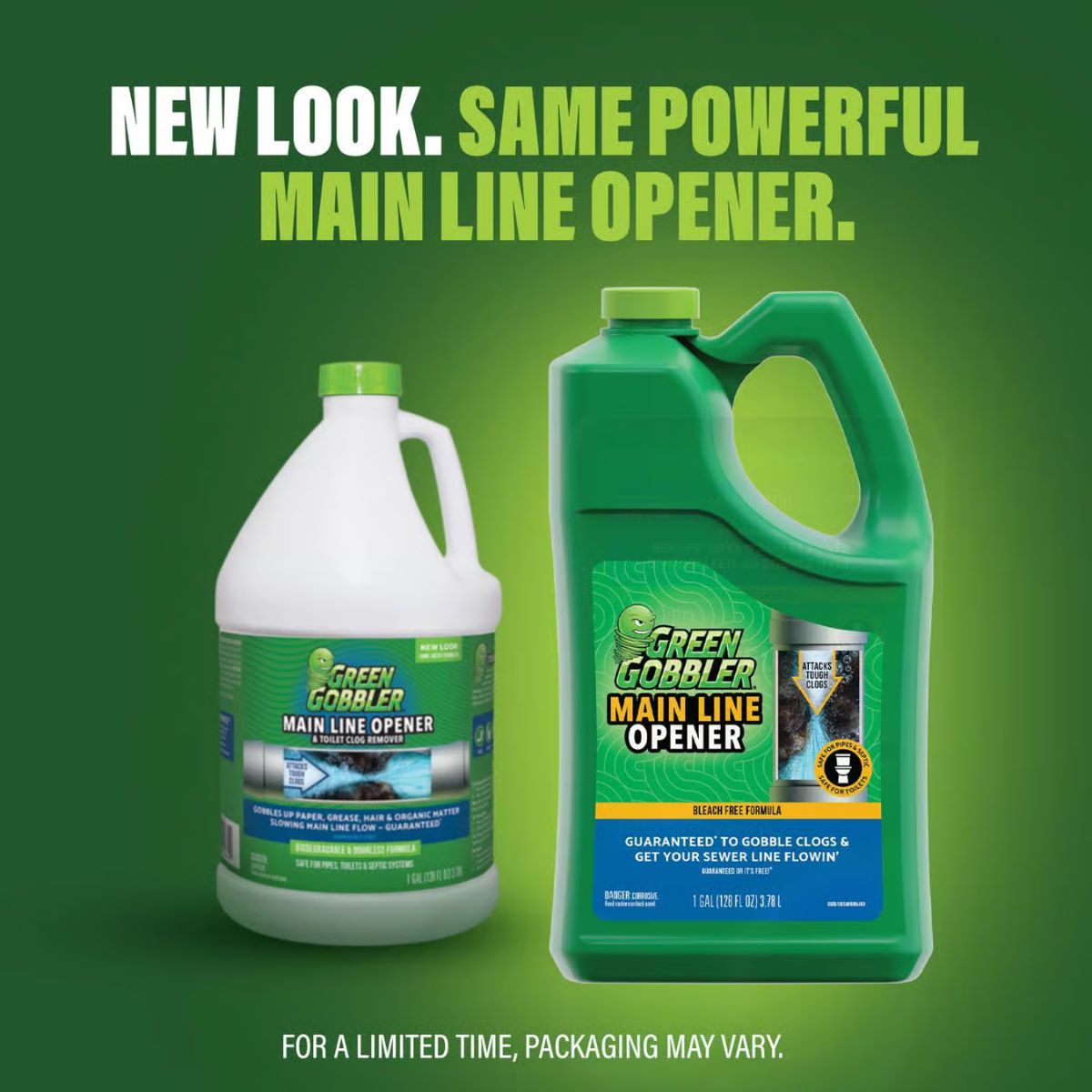 Green Gobbler Liquid Main Line Cleaner 128 oz.